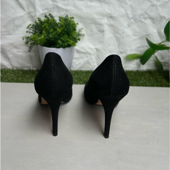 Aquatalia Pump black shoes for Women size 8.5  3” gently used/Made in Italy - Picture 7 of 15